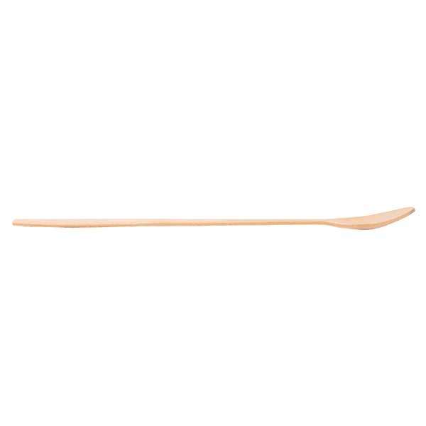 100 x Compostable Long Wooden Ice Cream Sundae Spoon