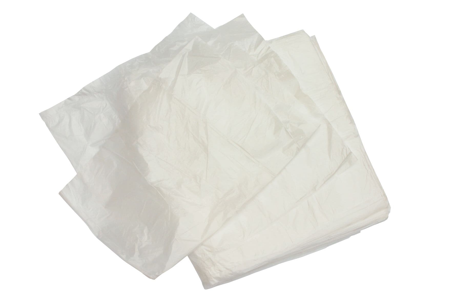 200 x Clear Plastic Refuse Bags