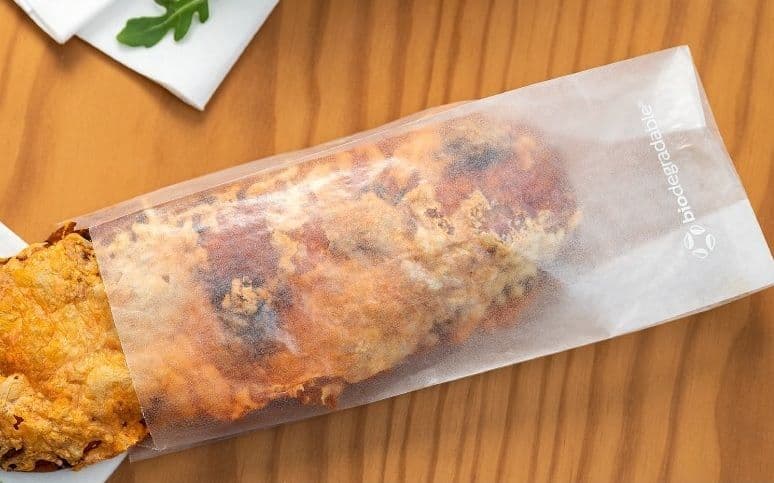 250 x Compostable Crystal Glassine Paper Bread Bags